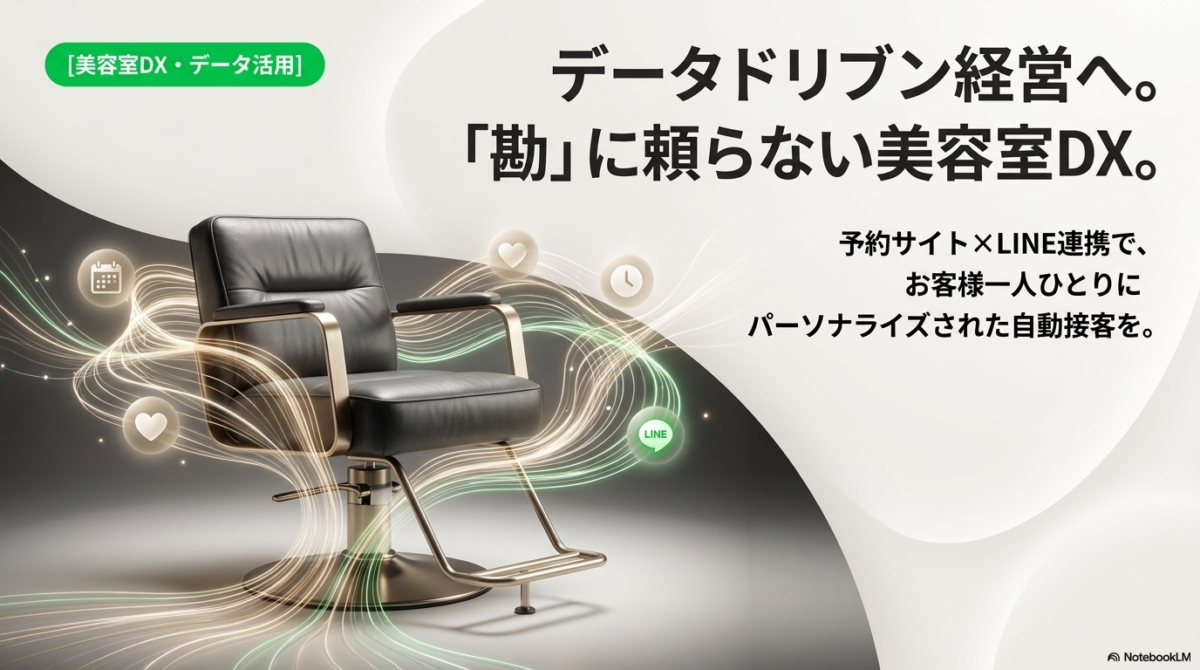 美容室DXで売上アップ！予約とLINE連携による自動化の秘訣